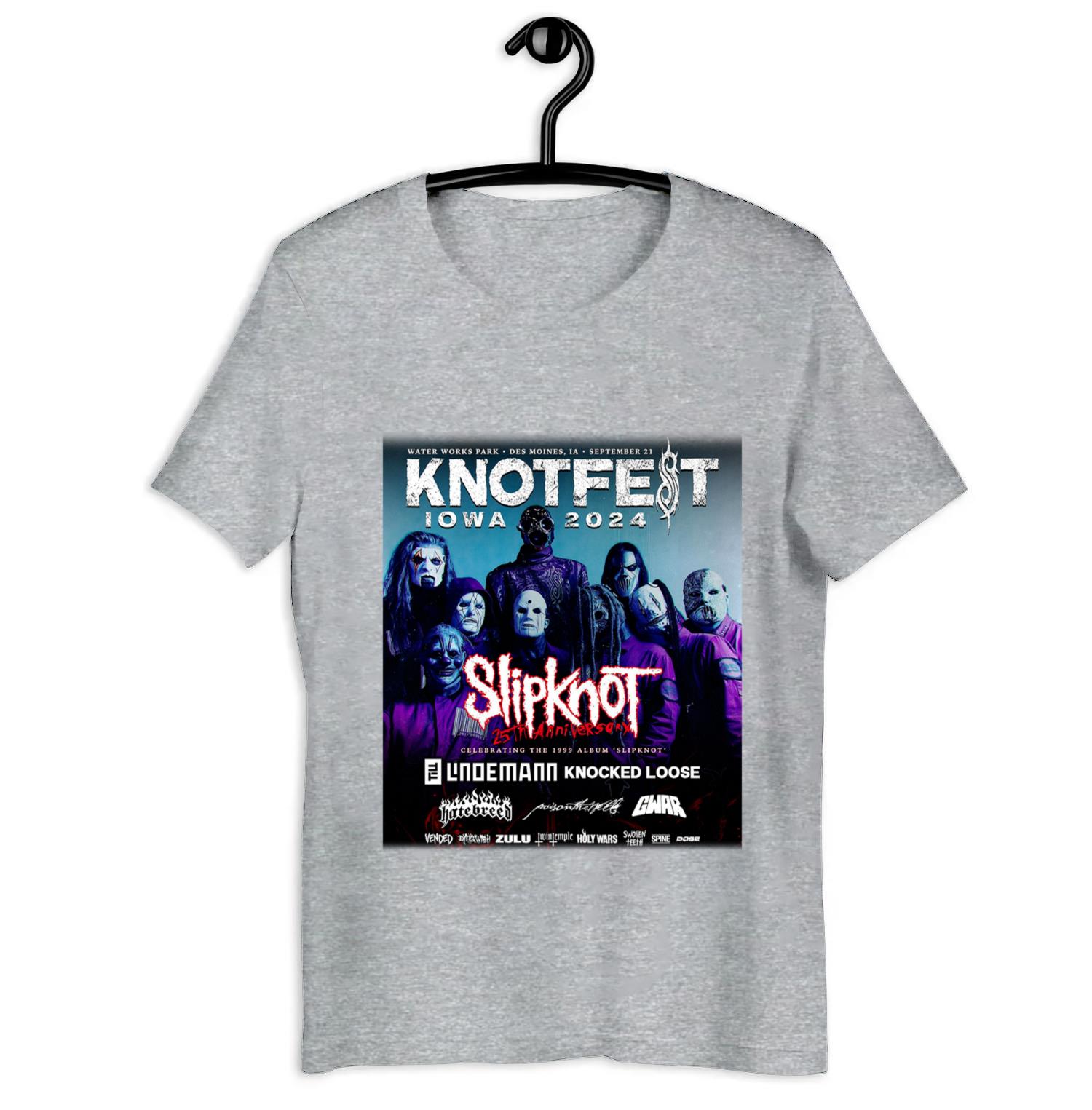 Official Knotfest Iowa 2024 Water Park Des Moines IA September Slipknot