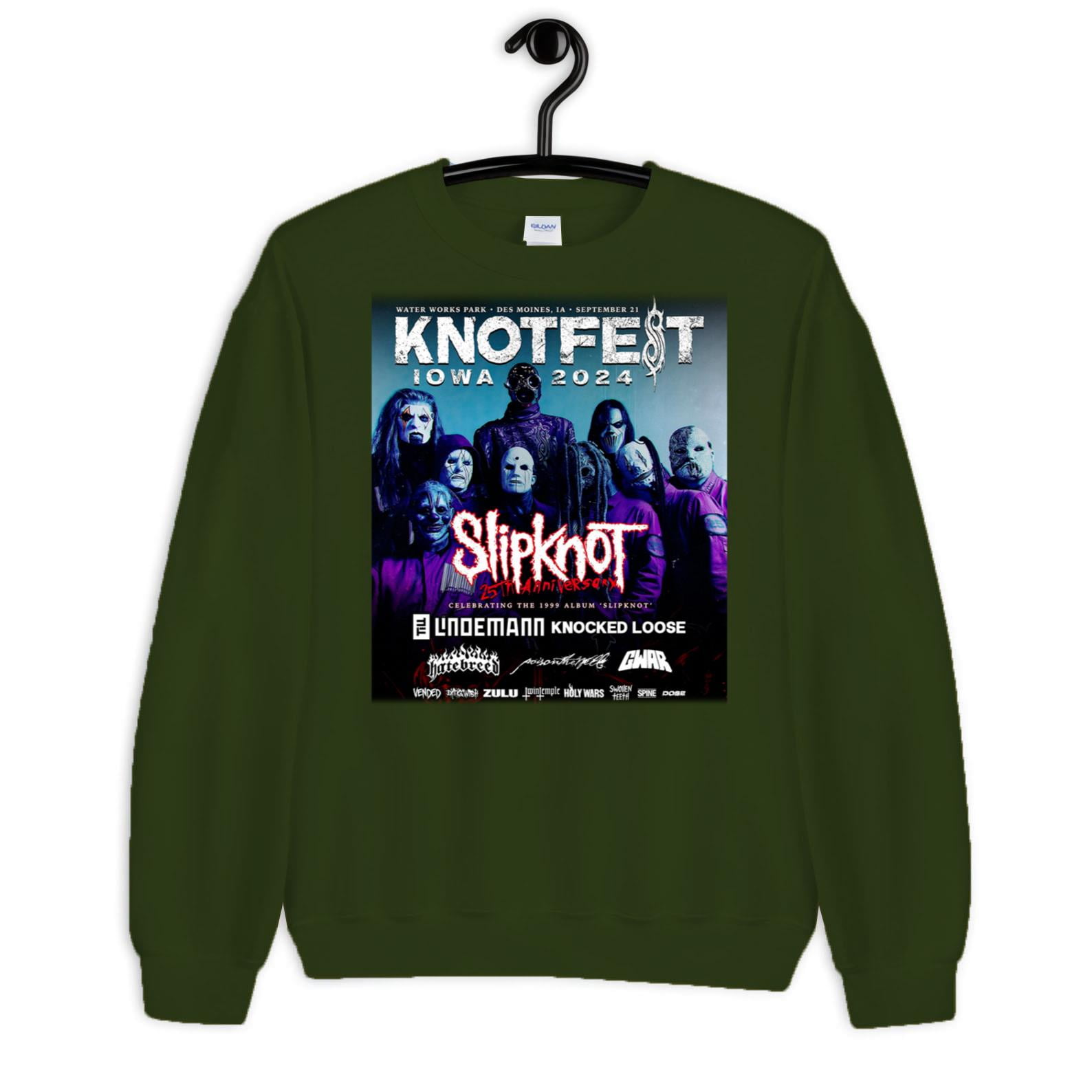Official Knotfest Iowa 2024 Water Park Des Moines IA September Slipknot