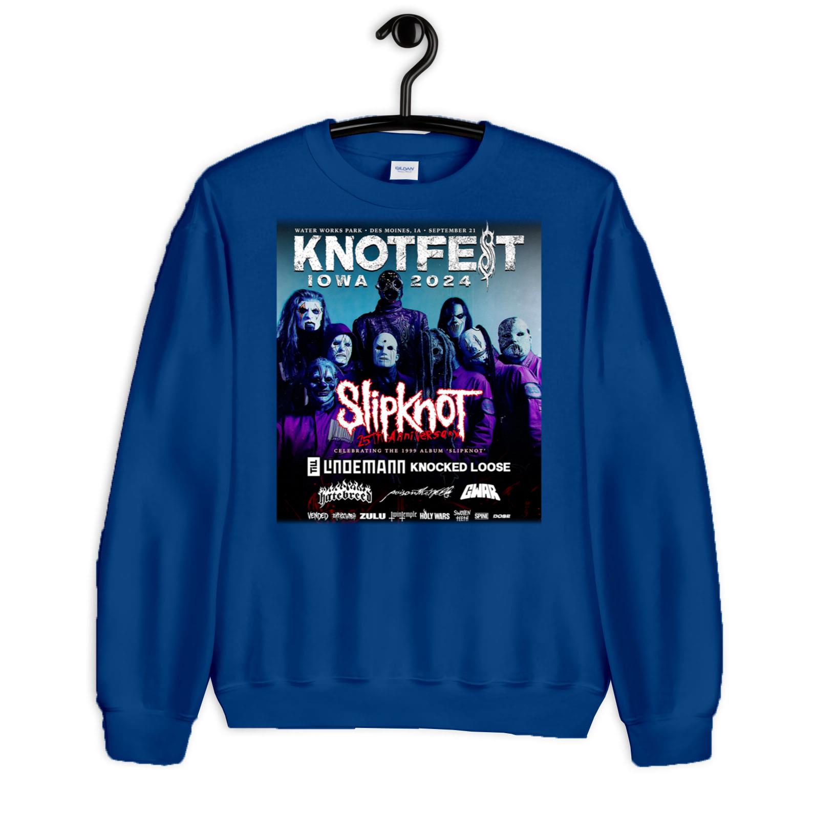 Official Knotfest Iowa 2024 Water Park Des Moines IA September Slipknot