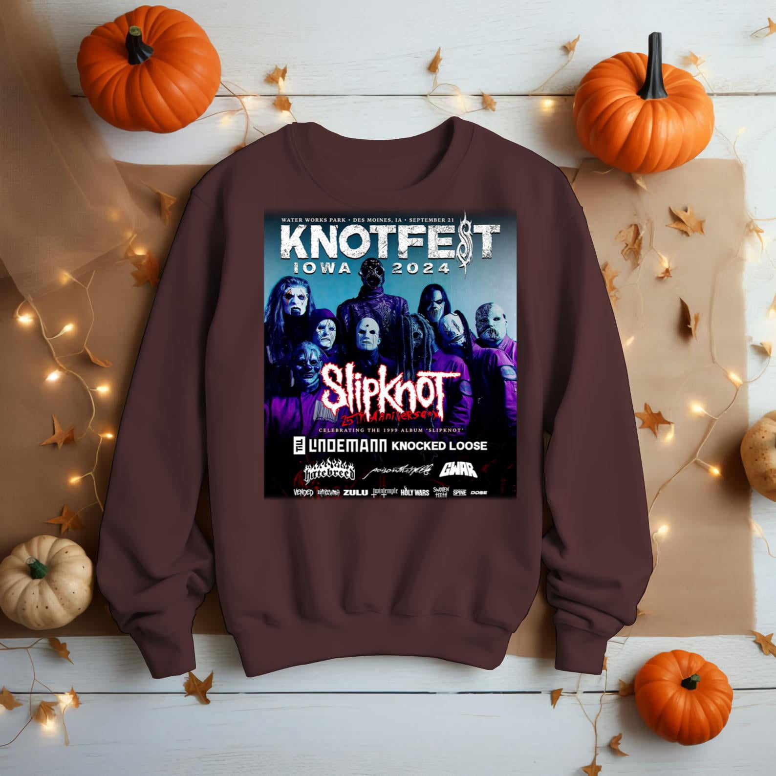 Official Knotfest Iowa 2024 Water Park Des Moines IA September Slipknot