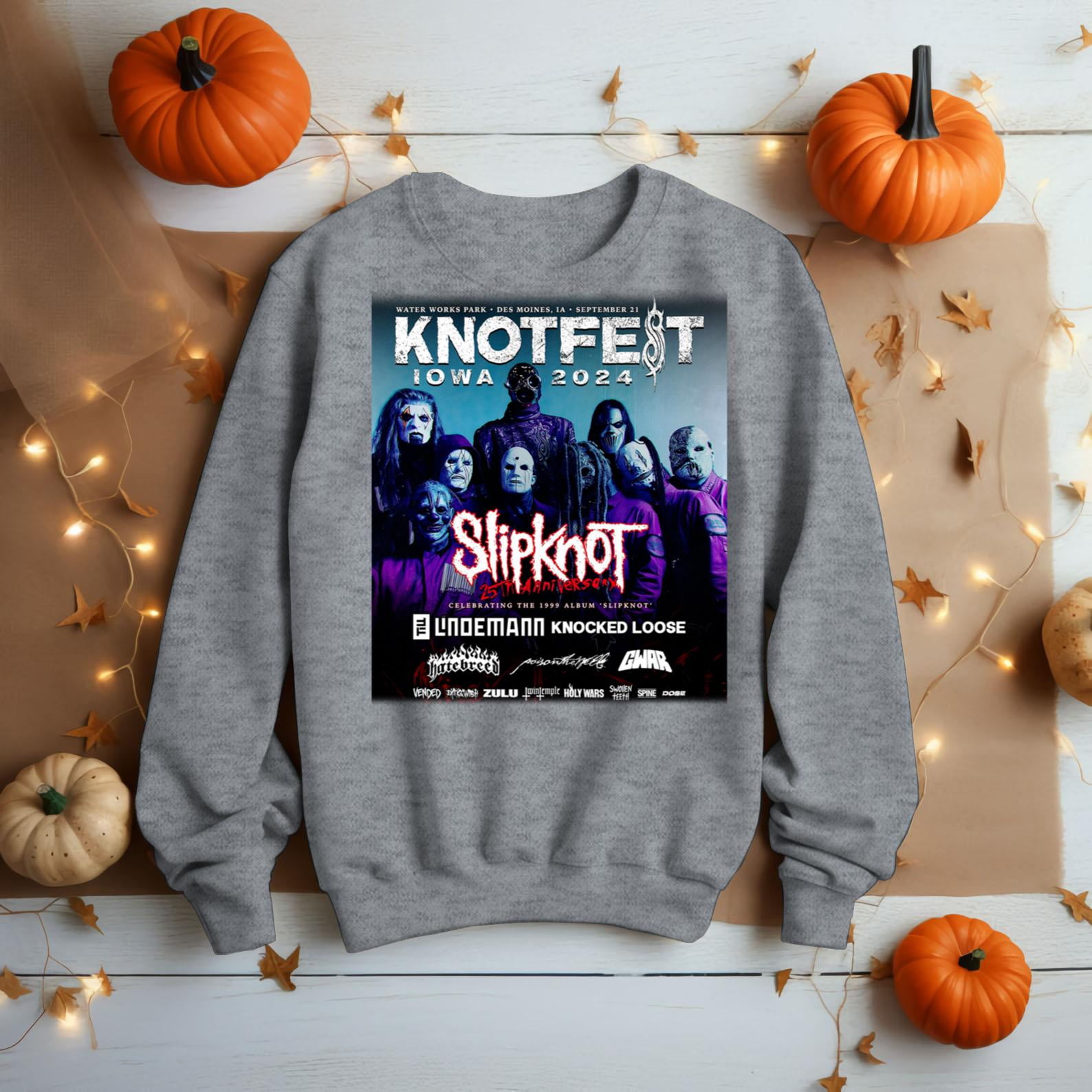 Official Knotfest Iowa 2024 Water Park Des Moines IA September Slipknot