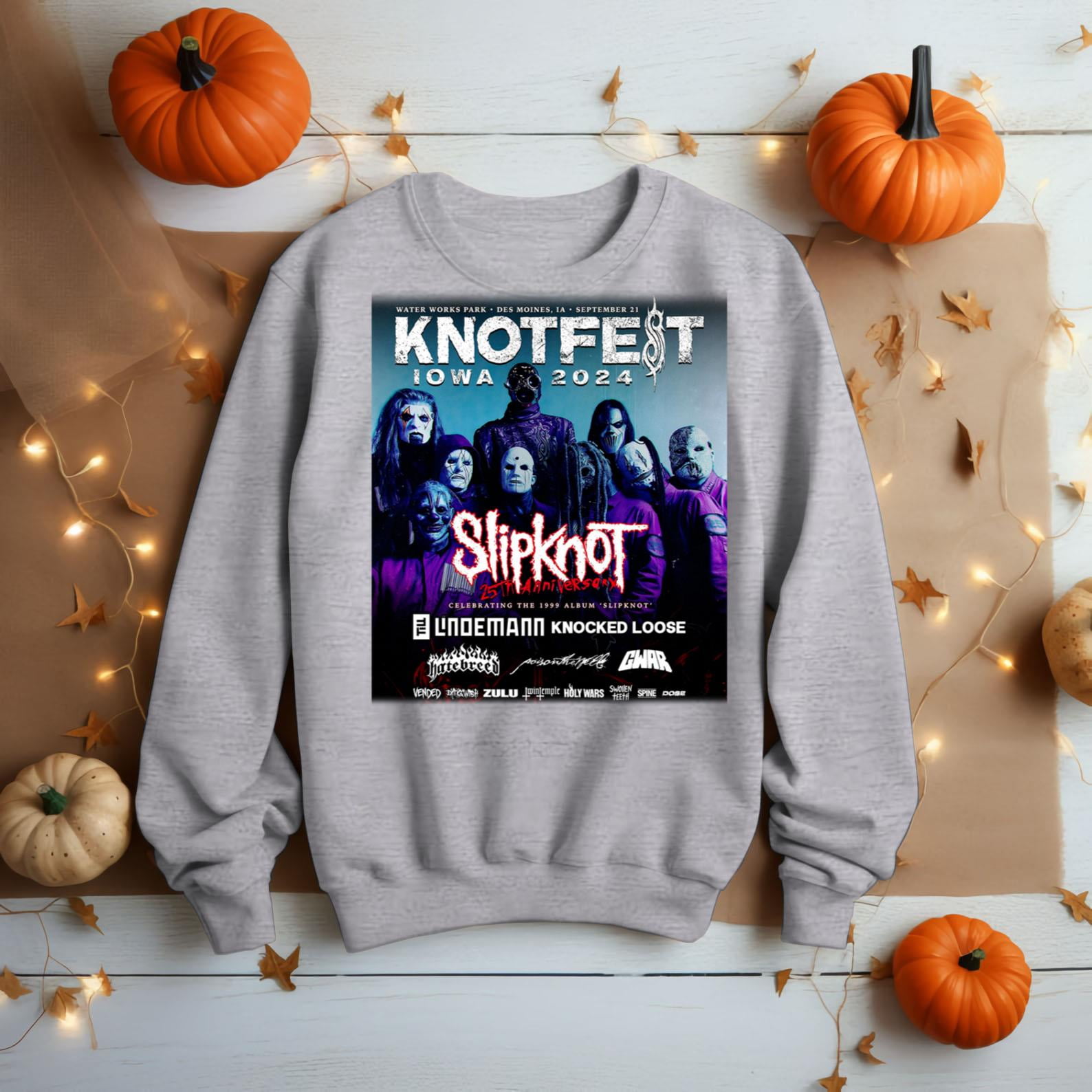 Official Knotfest Iowa 2024 Water Park Des Moines IA September Slipknot