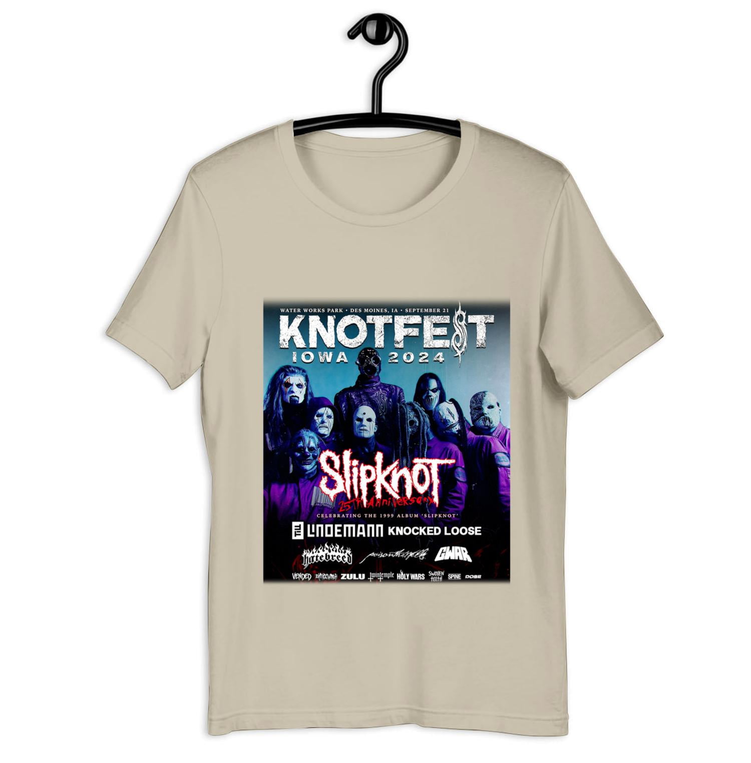 Official Knotfest Iowa 2024 Water Park Des Moines IA September Slipknot