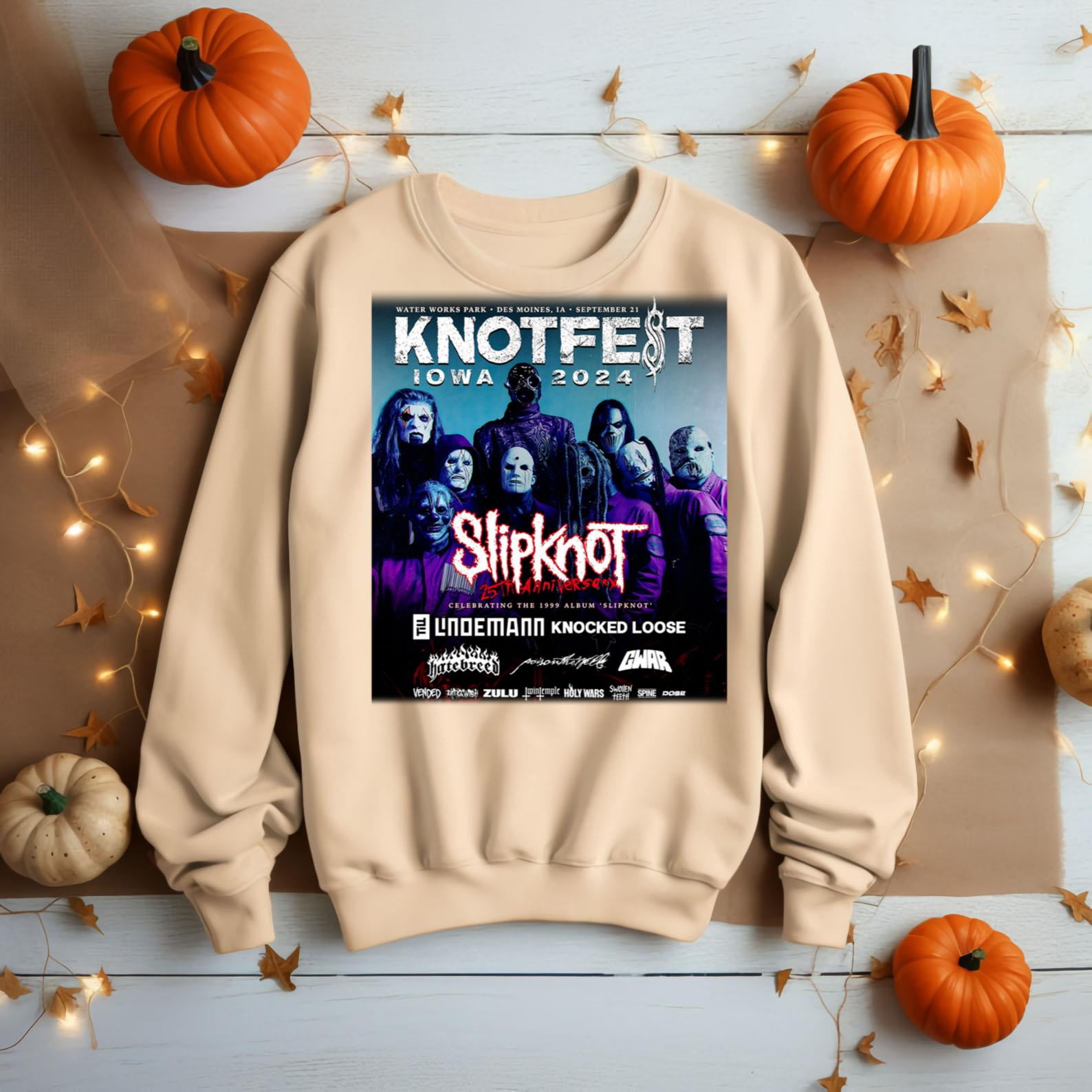 Official Knotfest Iowa 2024 Water Park Des Moines IA September Slipknot