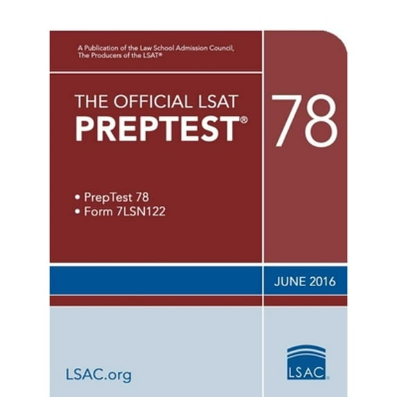Official LSAT PrepTest: The Official LSAT Preptest 78 (Paperback)