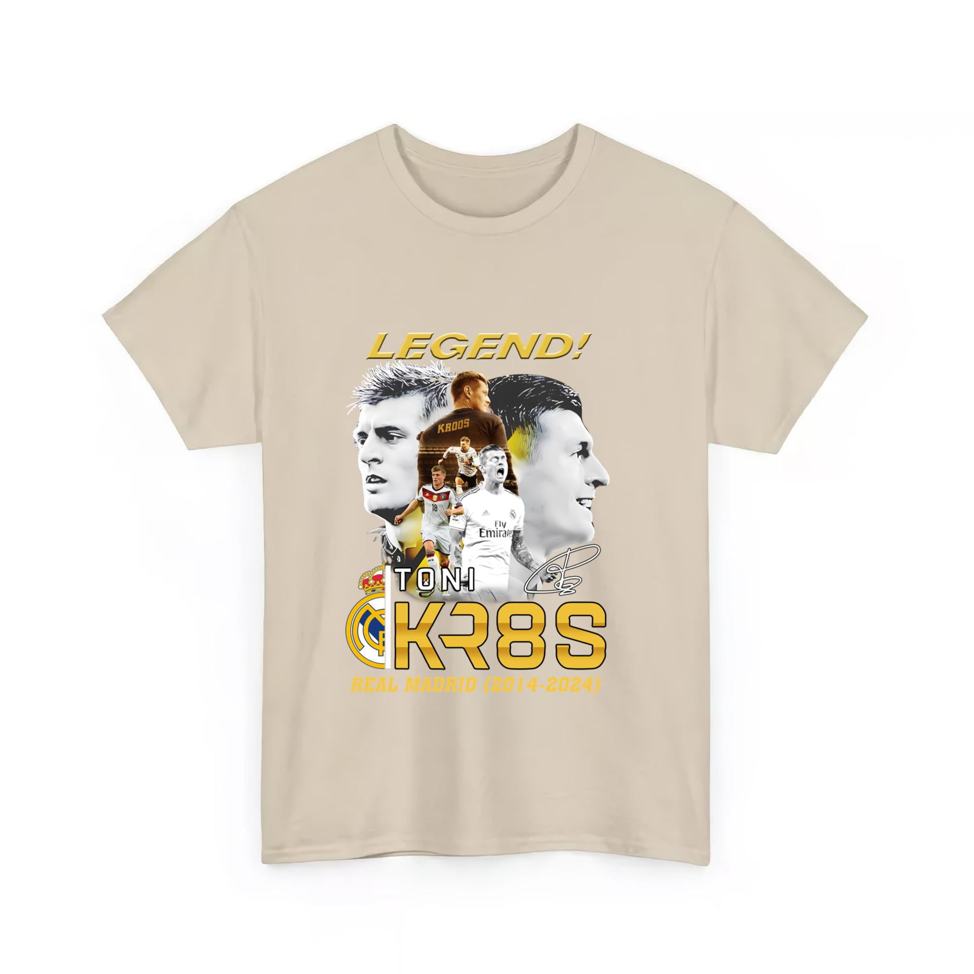 Official Legend Toni Kroos Real Madrid 20142024 Signature Unisex T