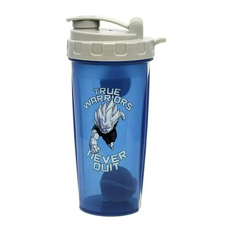 Official Licensed Dragon Ball Z Shaker Bottle for Protein Shakes 20 oz Blue  Vegeta Bottle