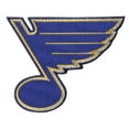 thumbnail image 1 of Official Licensed St. Louis Blues NHL Team Hook Patch for Backpacks (Medium), 1 of 4