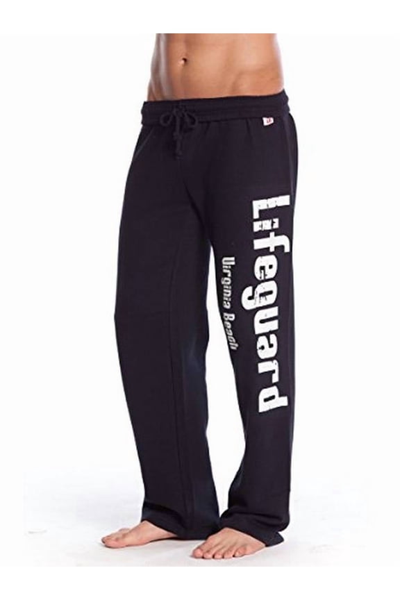 Official Lifeguard Guys Navy Printed Fleece Sweatpants