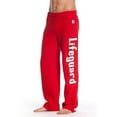 thumbnail image 1 of Official Lifeguard Guys Red Printed Fleece Sweatpants, 1 of 2