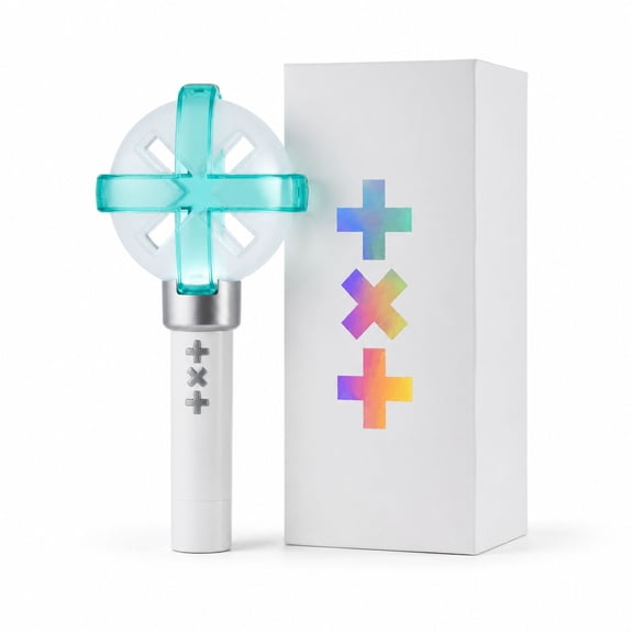 Official Light Stick Ver.2, Green and White, ABS, Includes Strap, Pouch, User Manual, and 5 Photocards