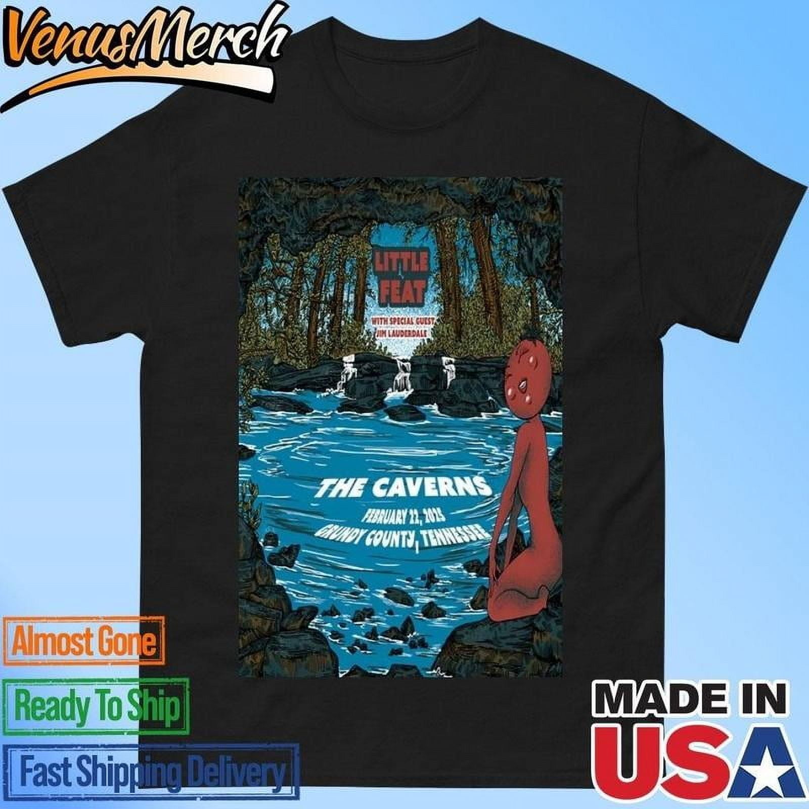Official Little Feat Feb 22 2025 The Caverns In Grundy County Tn Poster