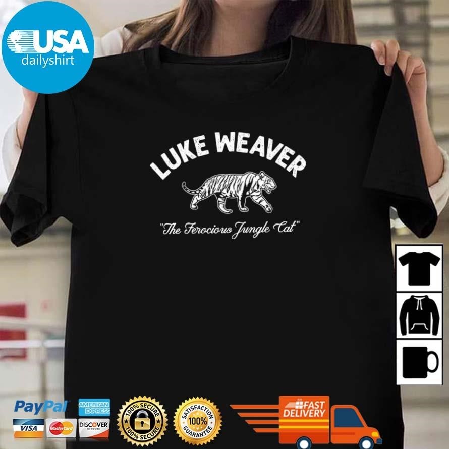 Official Luke Weaver Ferocious Jungle Cats Tshirt