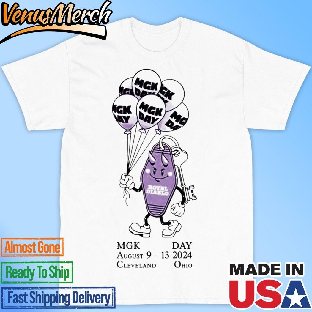 Official Machine Gun Kelly Day August 913 2024 Cleveland Ohio Shirt