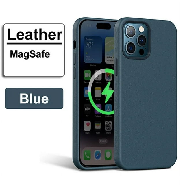 Official MagSafe Leather Case for Apple iPhone 16 Pro Max 13 12 14 15
