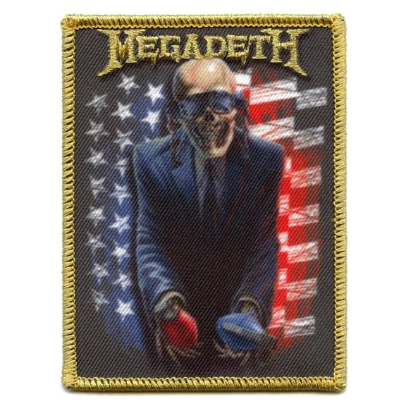 Official Megadeth Patch Professional Skeleton Embroidered Iron On
