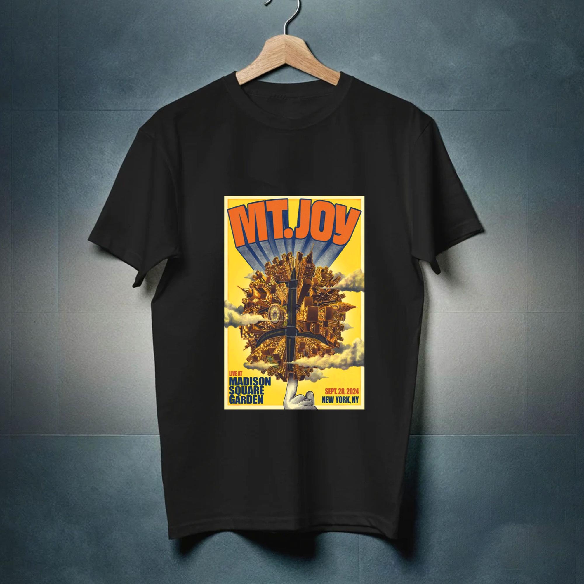 Official Mt Joy Madison Square Garden In Nyc Sept 28 2024 Poster Shirt