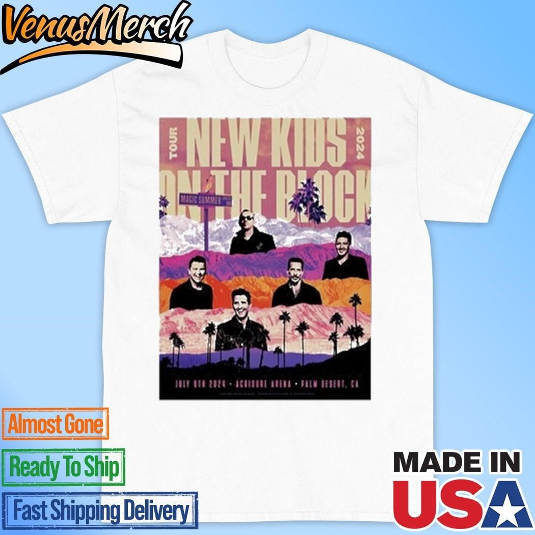 Official New Kids On The Block Jul 6 2024 Palm Desert Ca Shirt