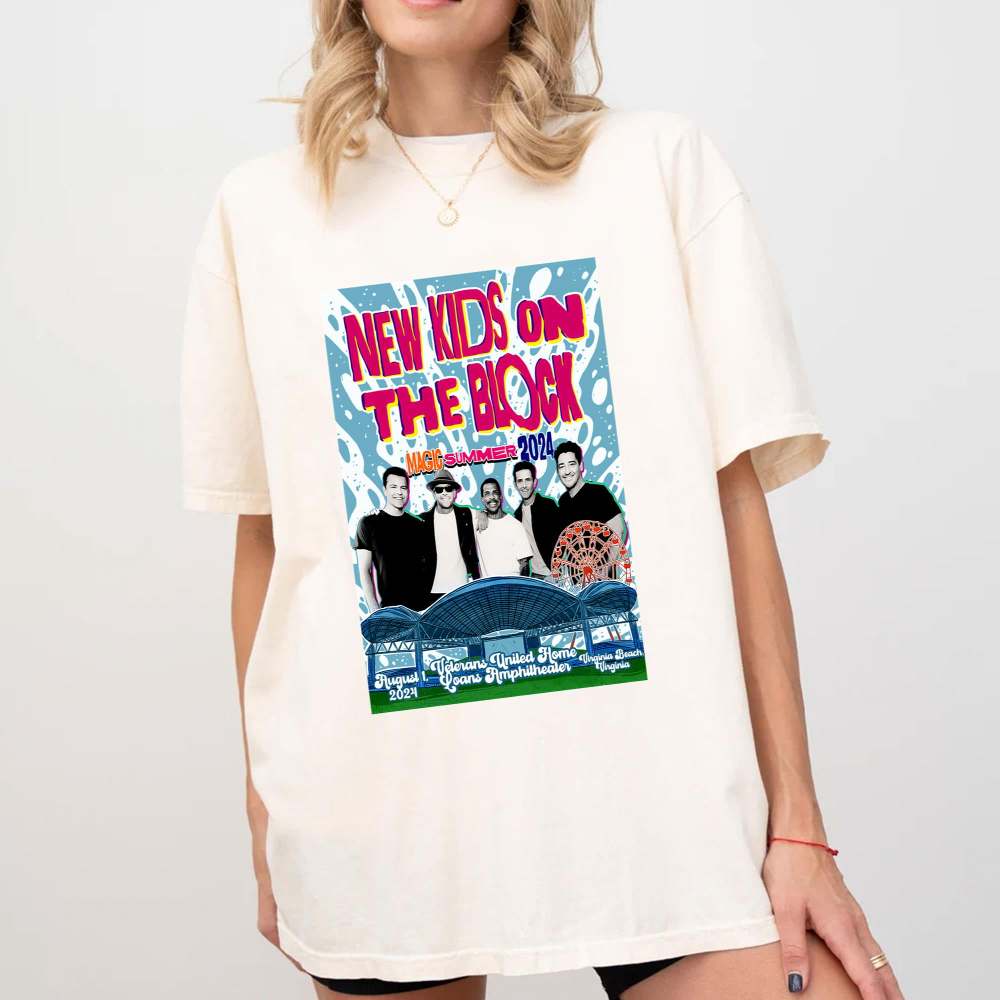 Official New Kids On The Block Magic Summer Tour Virginia Beach 2024