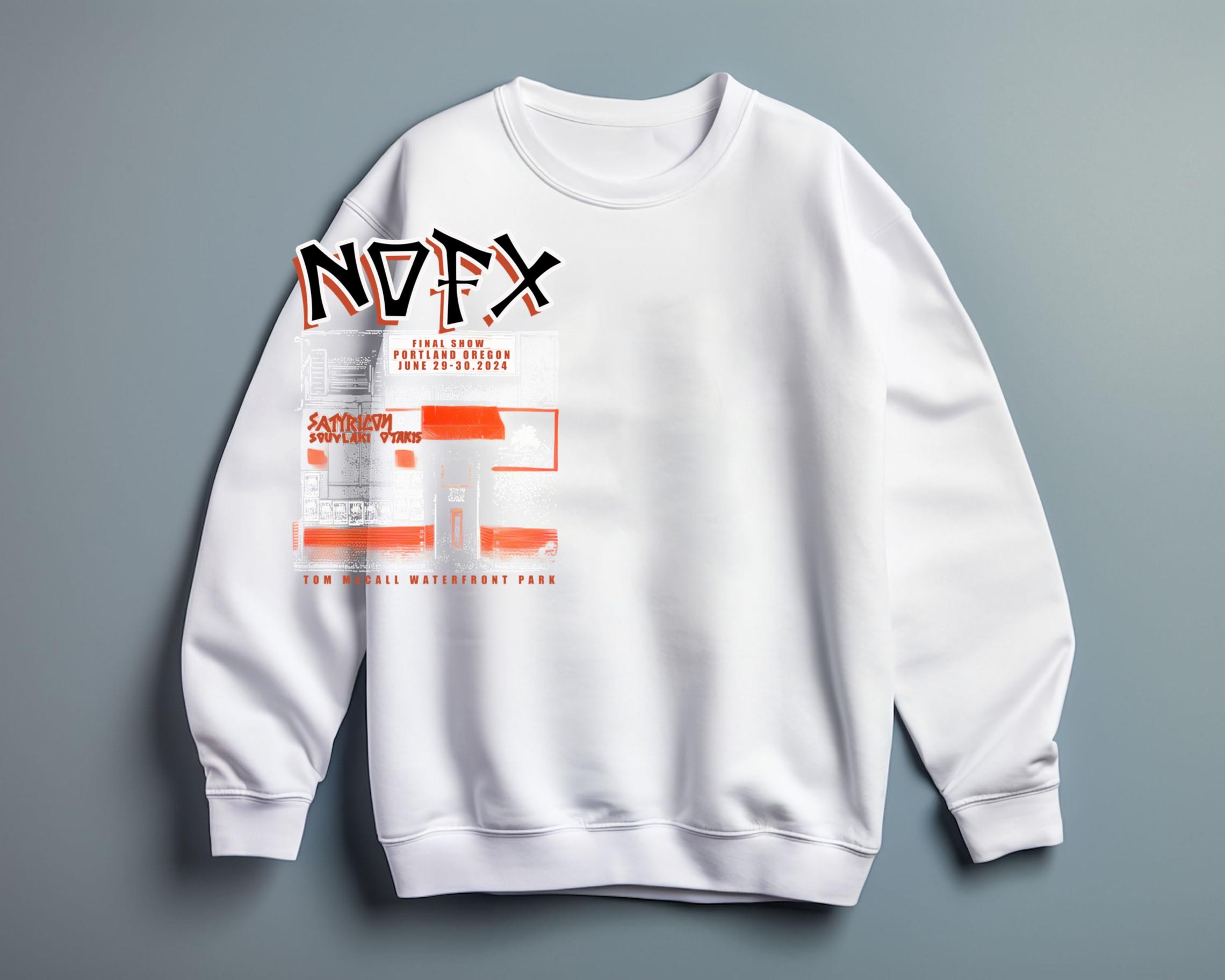 Official Nofx Tour 2024 Portland Or Shirt
