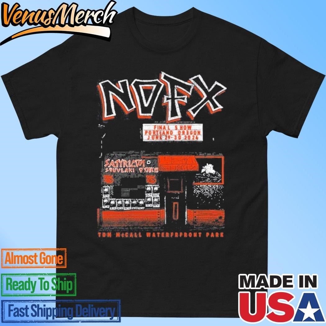 Official Nofx Tour 2024 Portland Or Shirt