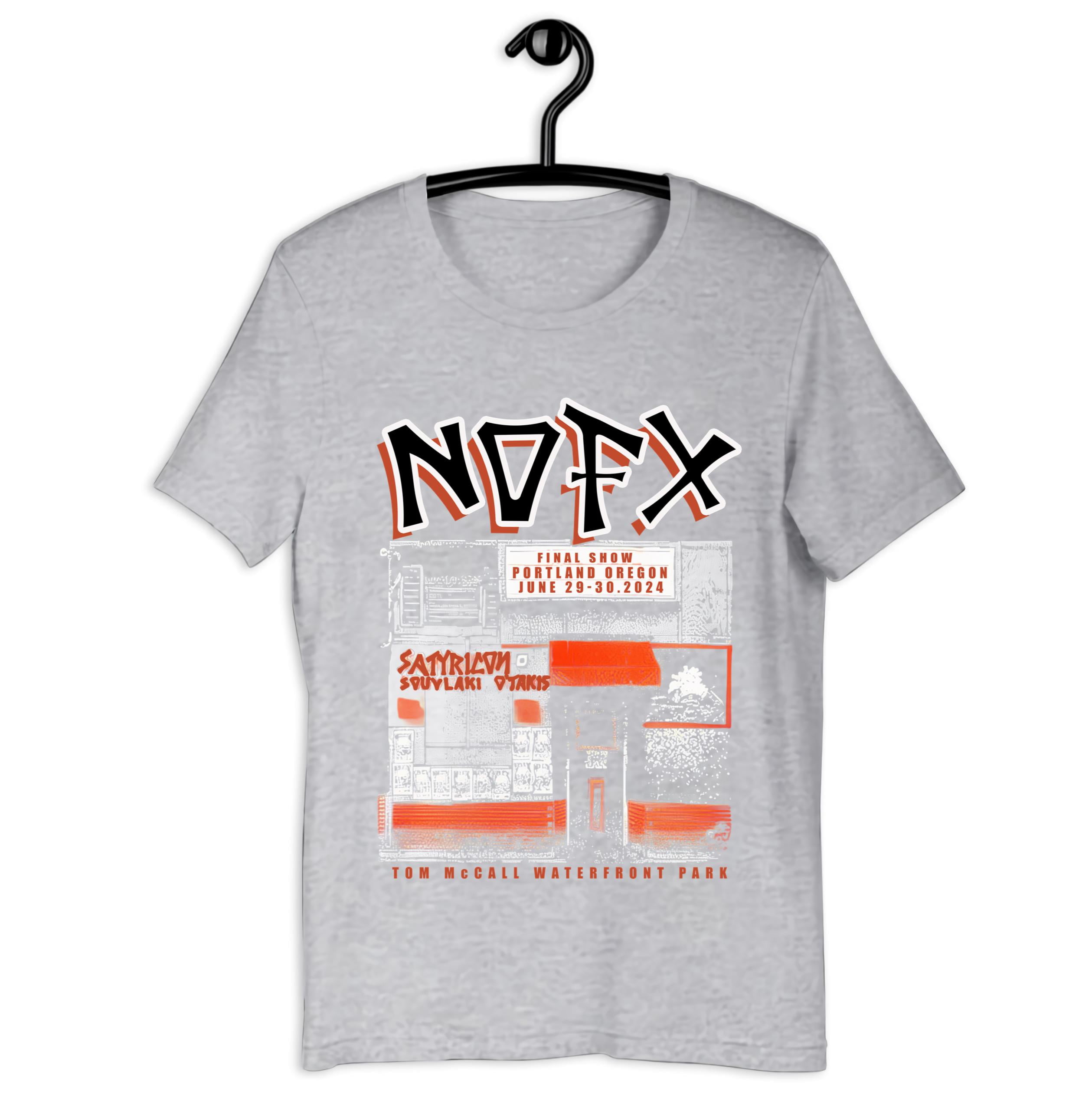 Official Nofx Tour 2024 Portland Or Shirt