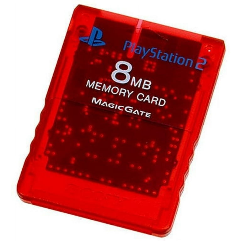 PS2 Memory Card 8MB Real Madrid Orange (New & Sealed) Playstation