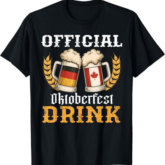 Official Oktoberfest Drink Beer German Flag Matching Group T-Shirt
