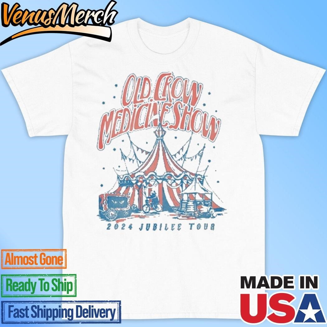 Official Old Crow Medicine Show 2024 Jubilee Tour Tshirt