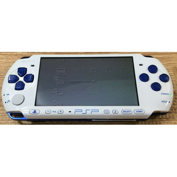 Official PSP 3000 Console - White/Blue - 100% OEM