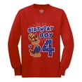 thumbnail image 1 of Official Paw Patrol Chase Tstars T-shirt - Perfect 4th Birthday Gift for Kids - Boys' Long Sleeve Party Tee - Unique Nickelodeon-Themed Toddler Apparel - Fun Birthday Outfit for Children, 1 of 2