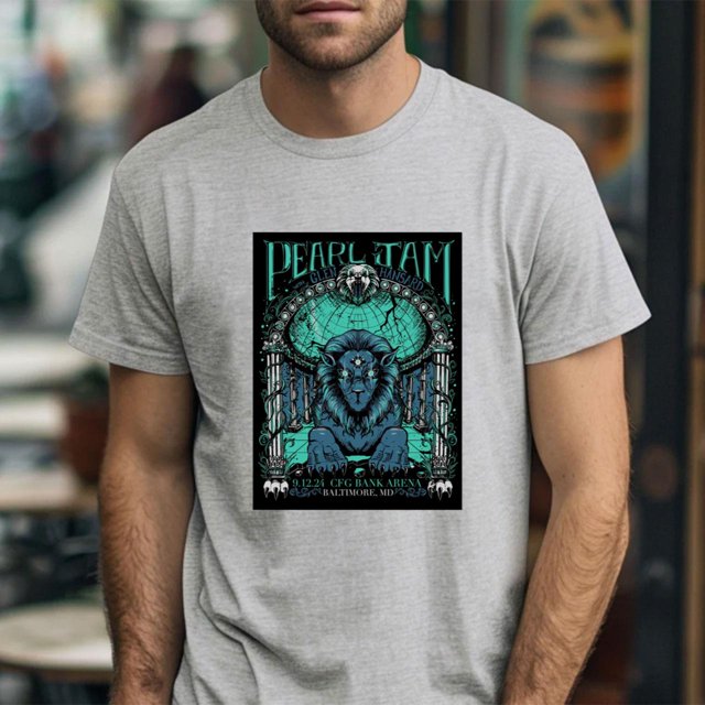 Official Pearl Jam Dark Matter World Tour 2024 Merch Poster In