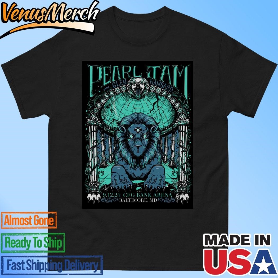 Official Pearl Jam Dark Matter World Tour 2025 Merch Poster In