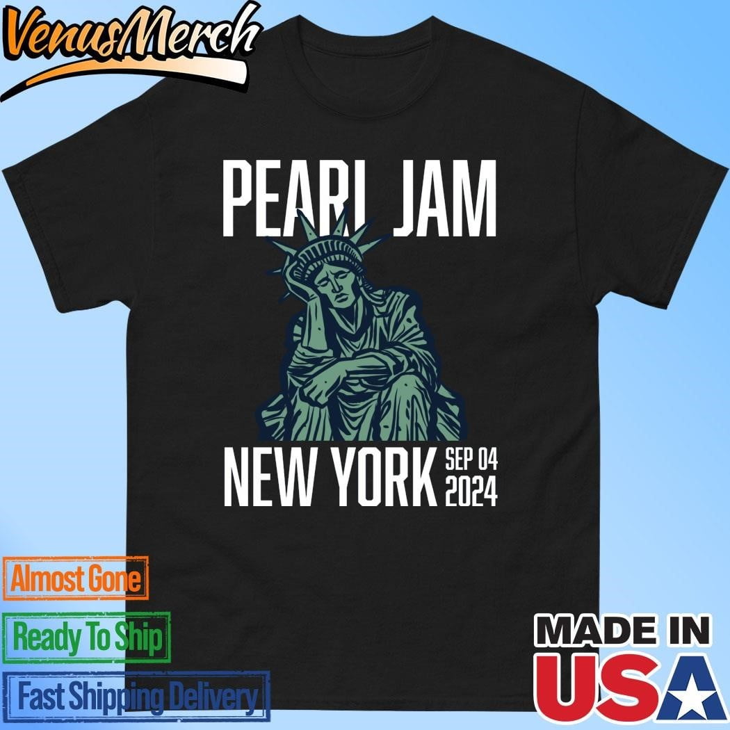 Official Pearl Jam Event Tee For Night Two In New York City At Madison