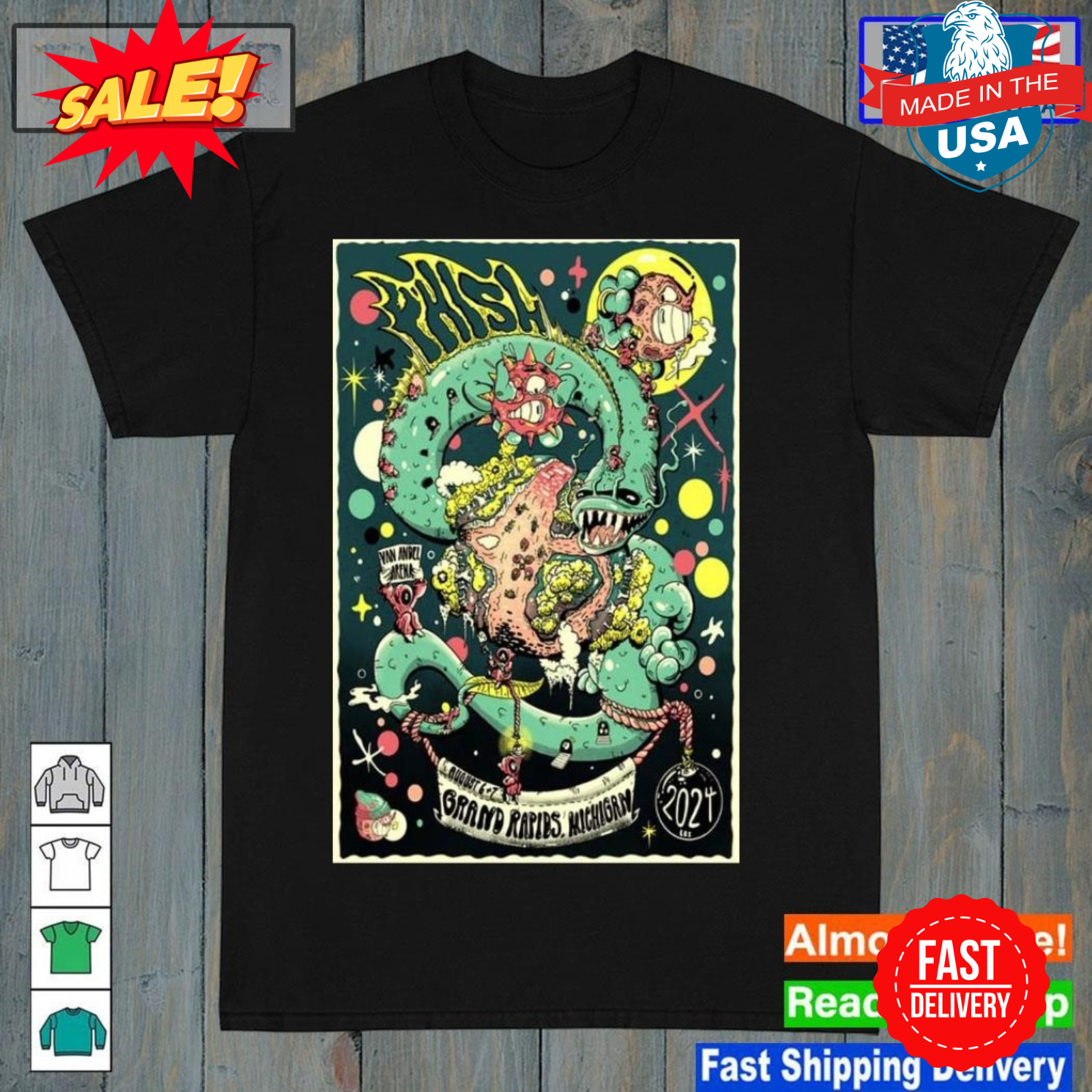 Official Phish The Van Andel Arena in Grand Rapids, MI Tour Aug 67