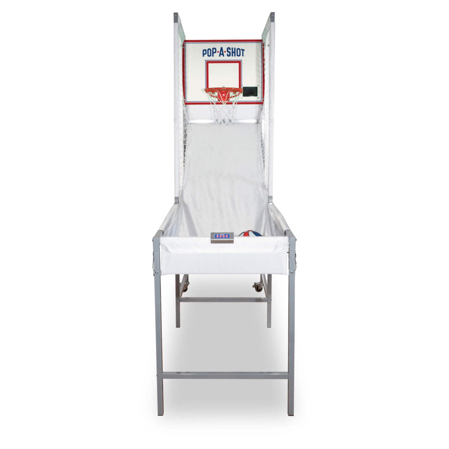 Indoor Portable Alloy Steel Arcade Basketball Game with Folding Ramp