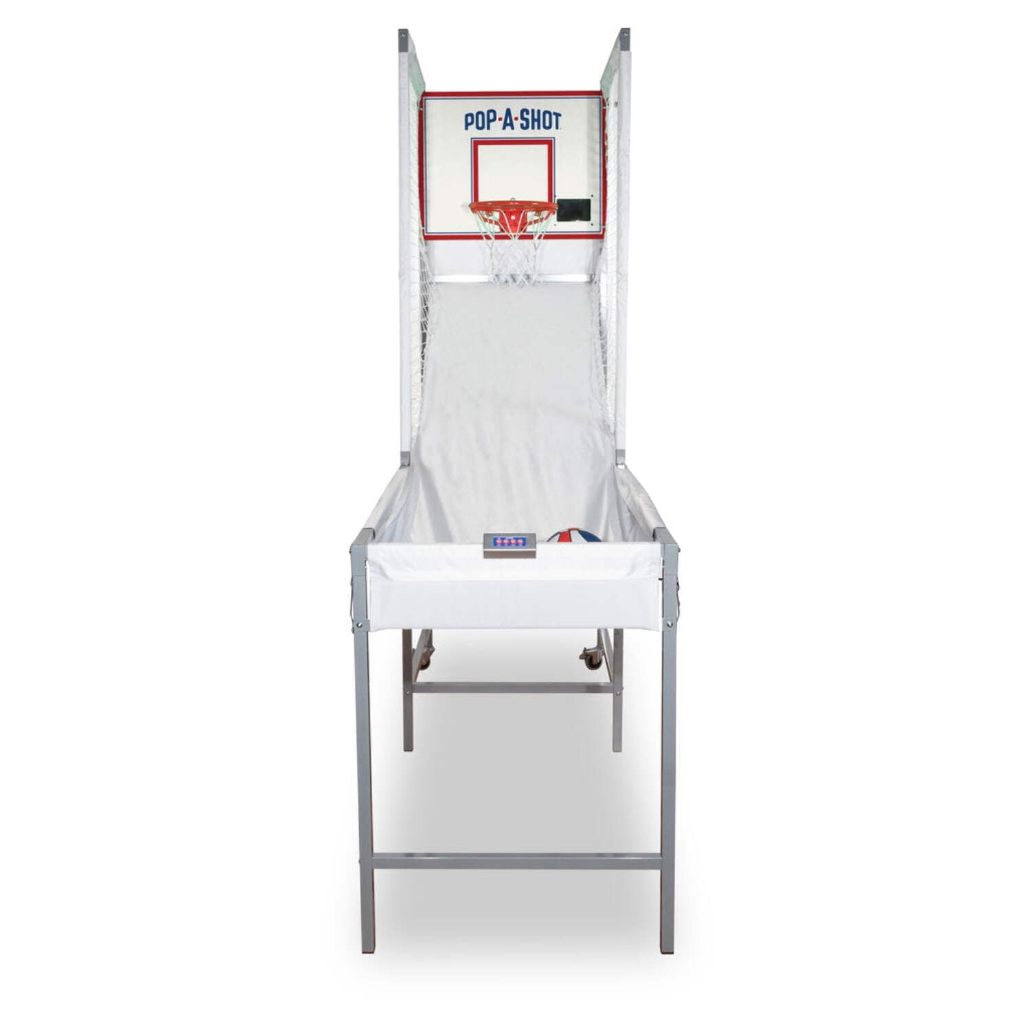 Indoor Portable Alloy Steel Arcade Basketball Game with Folding Ramp