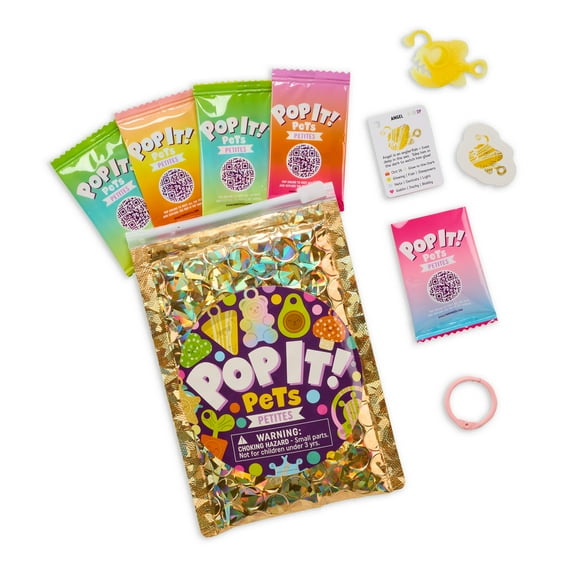 Official Pop It Pets Petites Mini Collectible Mystery Bag for Children Ages 3+, by Buffalo Games