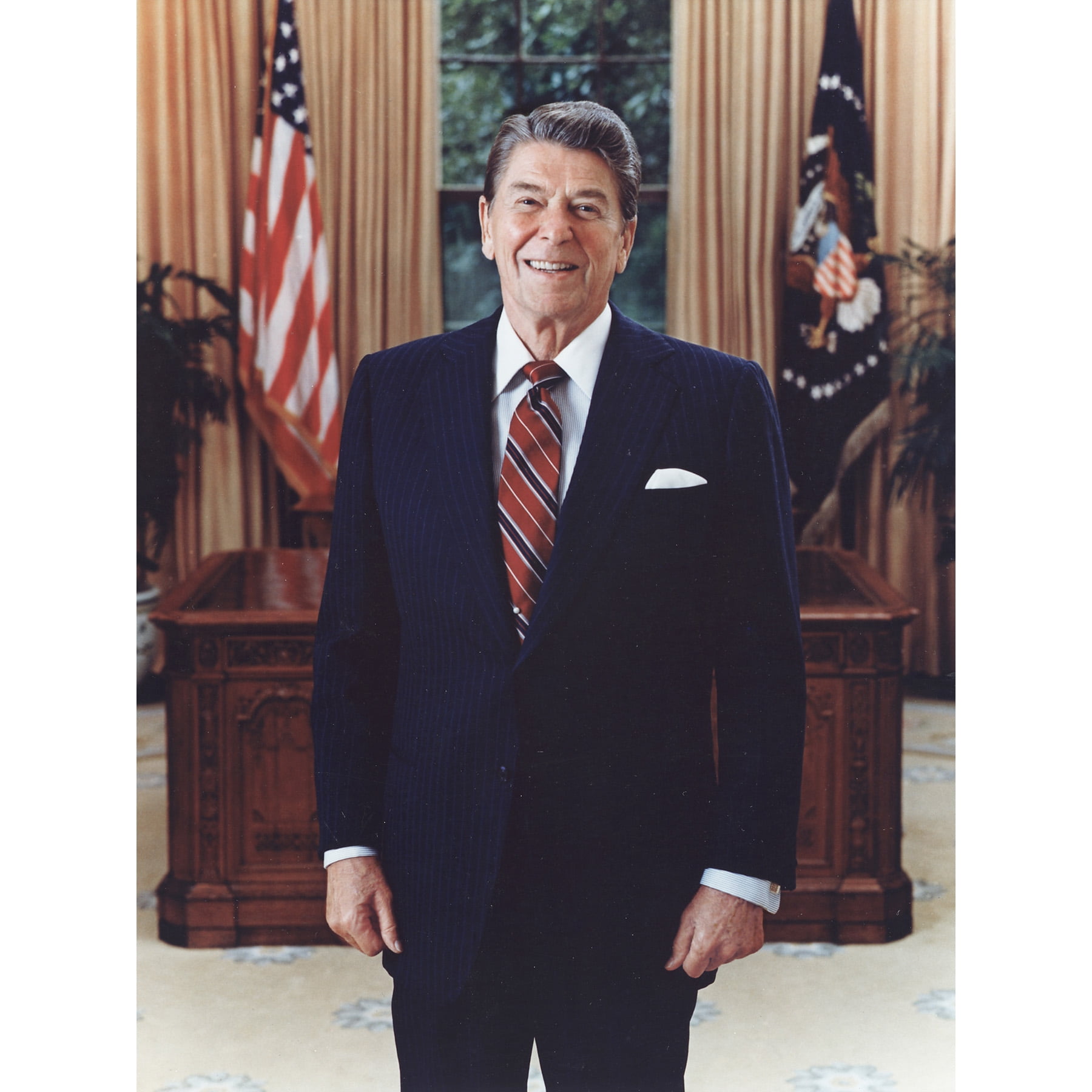 Image Encadrée Ronald Reagan - Art Mural Portrait - WeSellPhotos
