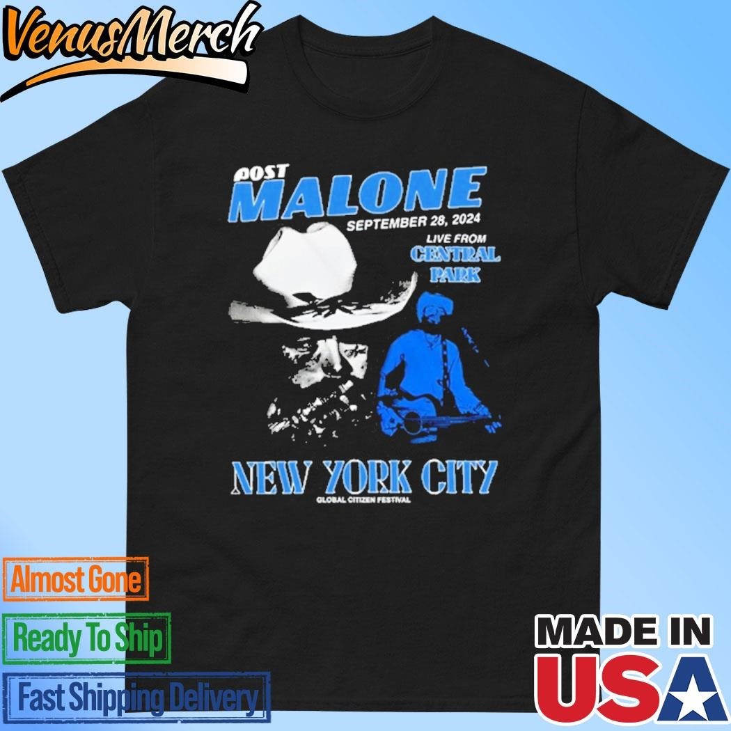 Official Post Malone Sept 28 2024 New York City Event Shirt