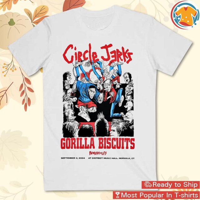 Official Poster Circle Jerks Sep 22024 District Music Hall In Norwalk