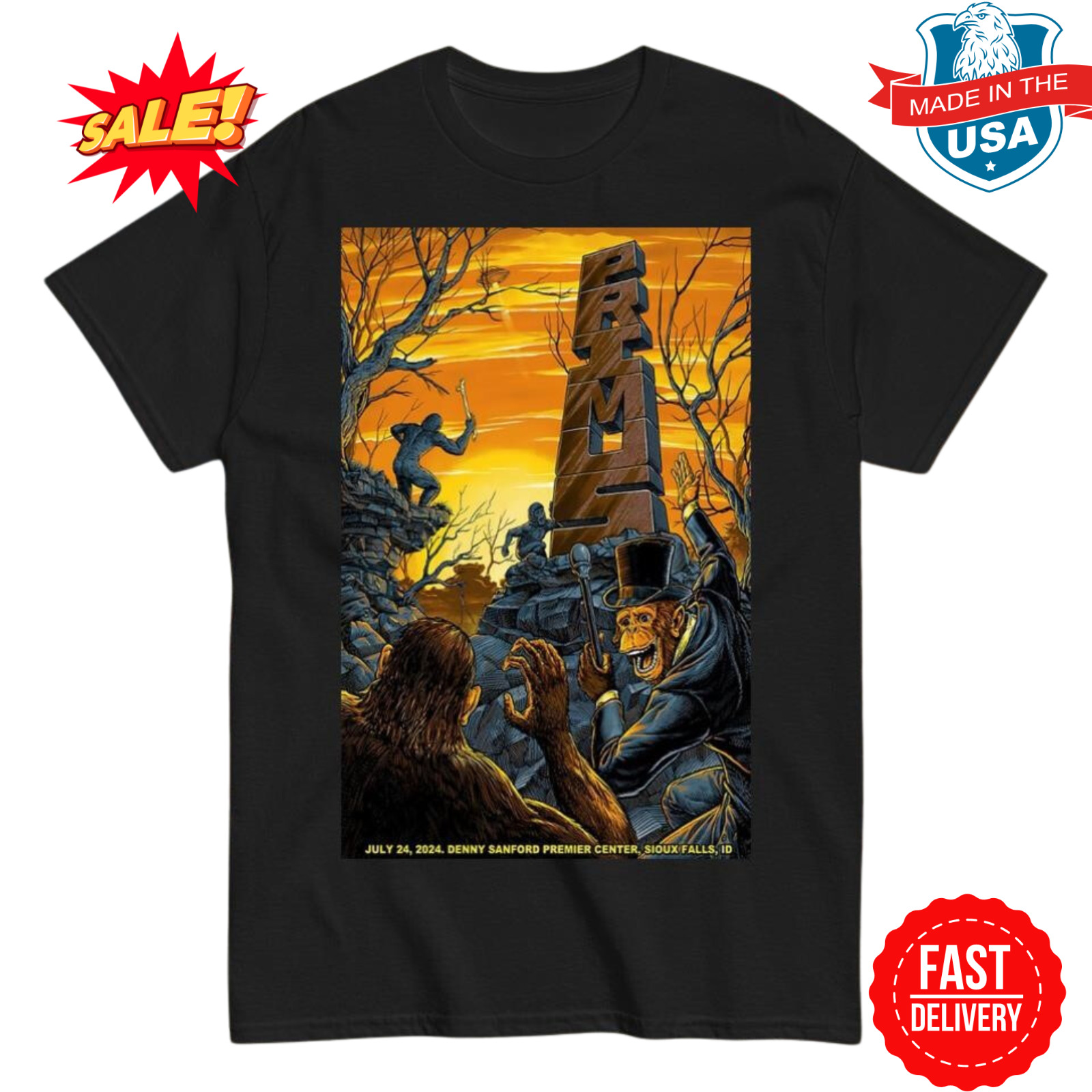 Official Primus July 24 2024 Denny Sanford Premier Center Sioux Falls T