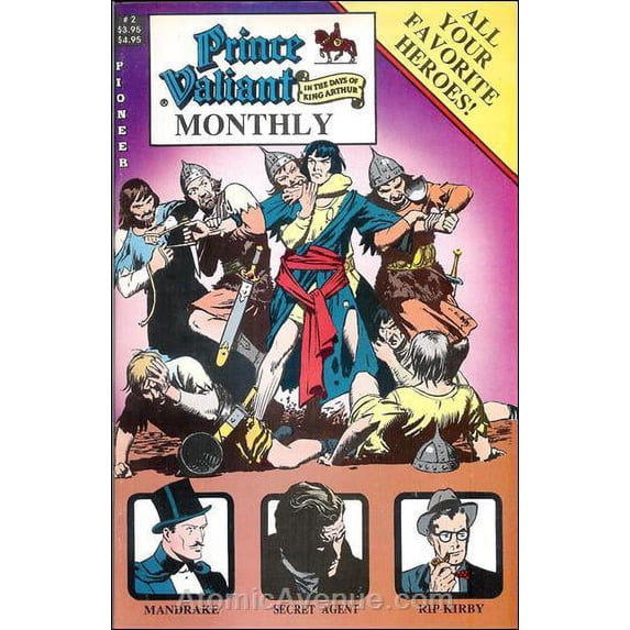 Official Prince Valiant Monthly #2 VF ; Pioneer Comic Book