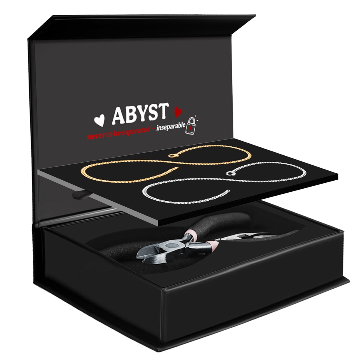 【Official Product】Unisex Permanent Couples Bracelets with Special Clasp - Perfect Date Night Gift for Anniversary and Birthday Fashion