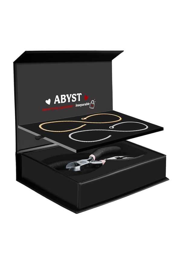 Official ProductUnisex Permanent Couples Bracelets with Special Clasp - Perfect Date Night Gift for Anniversary and Birthday Fashion