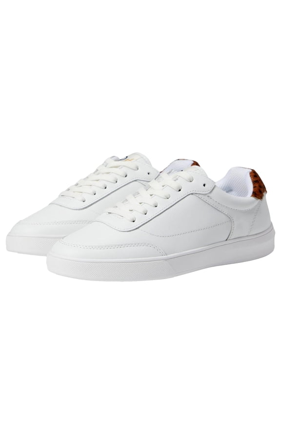 STW-30 White / Leopard Print  STW-30-WHT-LEO Women's Size 7