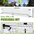 thumbnail image 1 of Official Regulation Size Pickleball Net, 22x3ft, Durable Design for Indoor/Outdoor, 1 of 6
