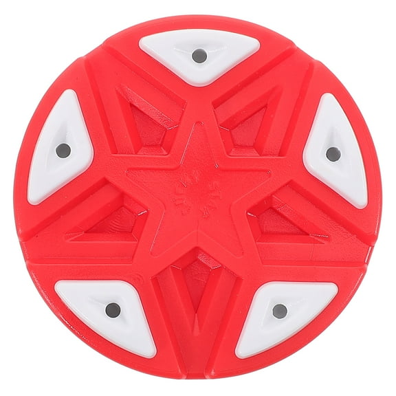Official Roller Hockey Puck for Indoor and Outdoor Hockey Multifunctional Street Hockey Pucks for Training and Matches Red