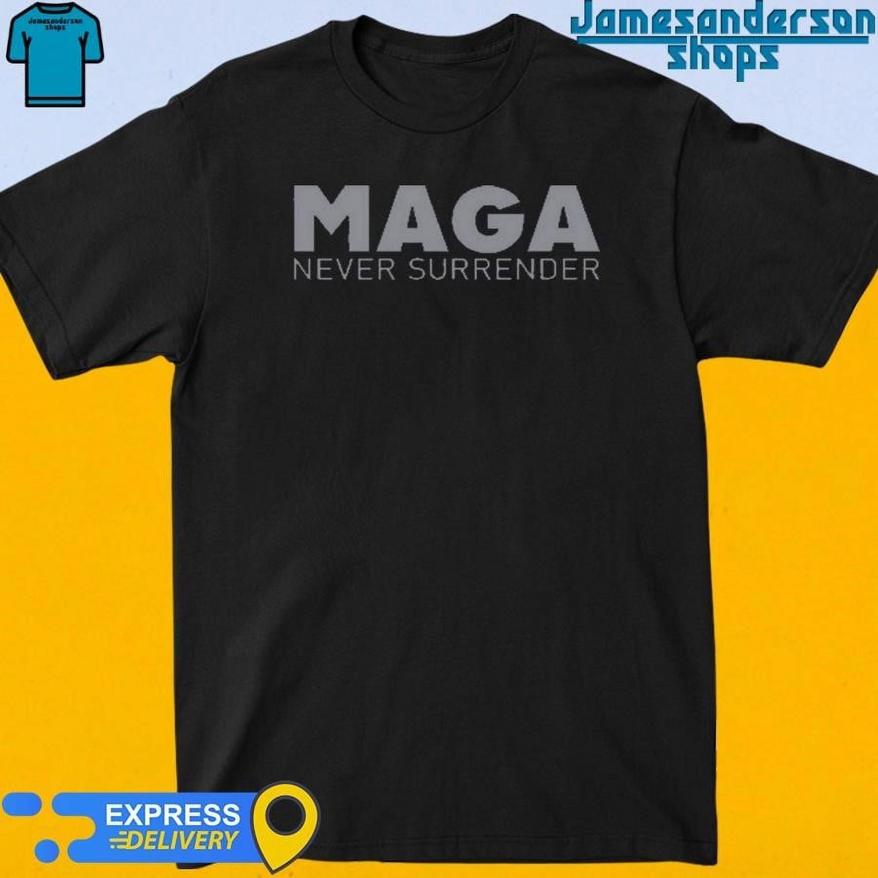 Official Ryann Mcenany Wearing Dark Maga Never Surrender Shirt