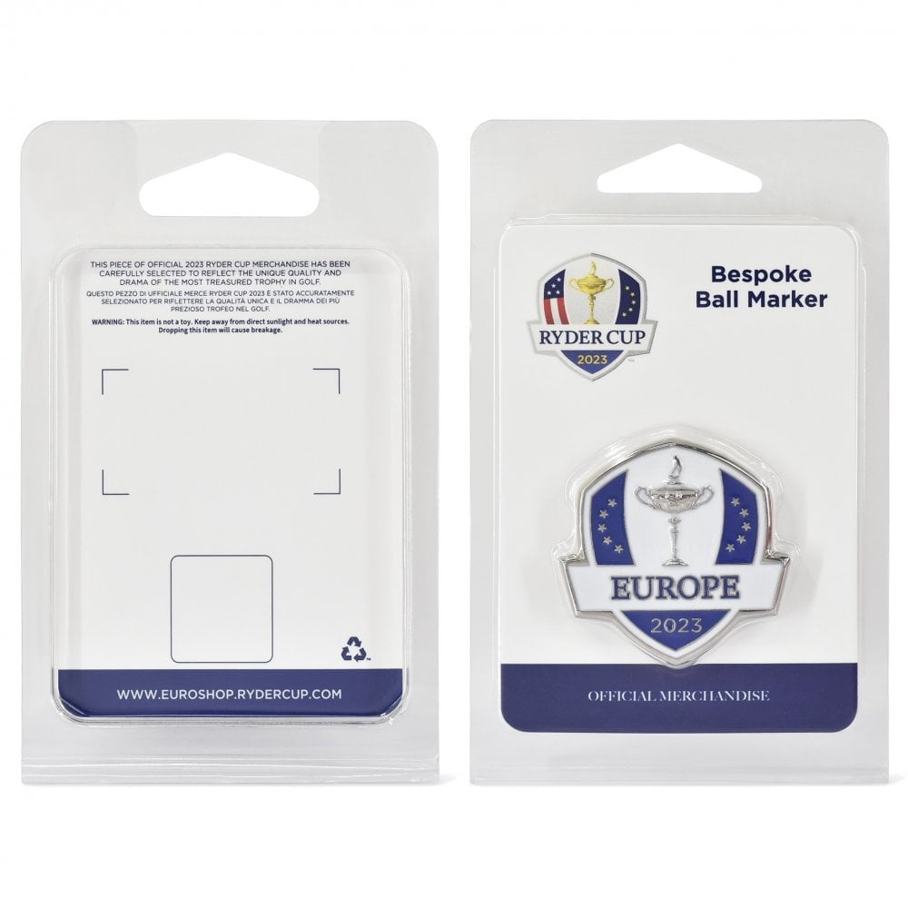 Official Ryder Cup 2023 Team Europe Bespoke Ball Marker